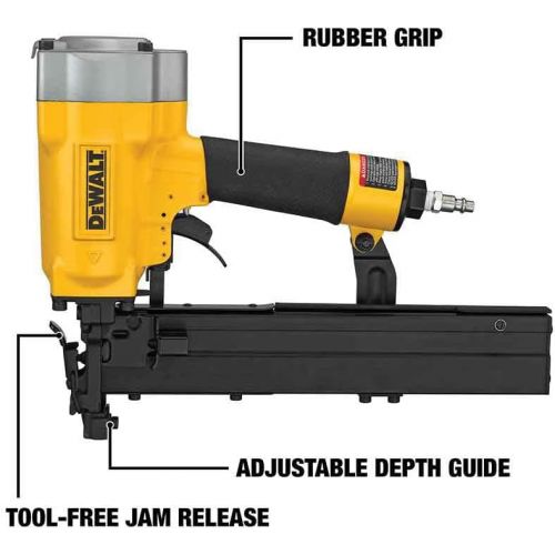  DEWALT Pneumatic 16-Gauge 1 Inch Crown Lathing Stapler DW451S2