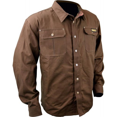  DEWALT DCHJ081 Heated Heavy Duty Shirt Jacket with 2.0Ah Battery and Charger