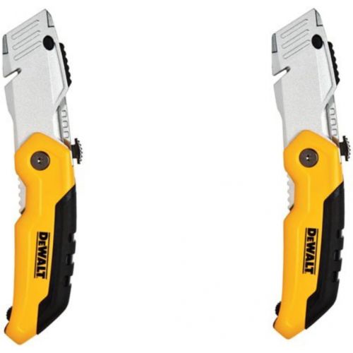  DEWALT DWHT10035L Folding Retractable Utility Knife (Pack of 2)