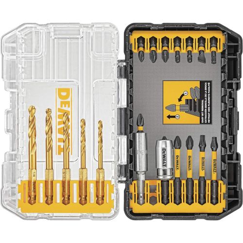  DEWALT FlexTorq Driver/Drill Bit Set, Impact Ready, 20-Piece (DWA20IRTIN-Z)