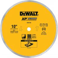 DEWALT Diamond Blade for Porcelain or Tile, Wet Cutting, Continuous Rim, 5/8-Inch Arbor, 10-Inch (DW4762)