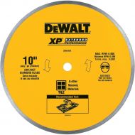 DEWALT Diamond Blade for Ceramic or Tile, Wet Cutting, Continuous Rim, 5/8-Inch Arbor, 10-Inch (DW4761),Yellow
