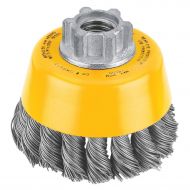 DeWalt DW4910 3 x 5/8-11 Knotted Wire Cup Brush- Quantity 15