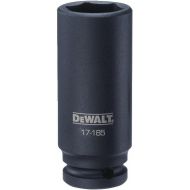 DEWALT Deep Impact Socket, MM, 1/2-Inch Drive, 23mm, 6-Point (DWMT17185B)