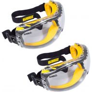 DEWALT DPG82-11 Concealer Clear Anti-Fog Dual Mold Safety Goggle (Pack of 2)