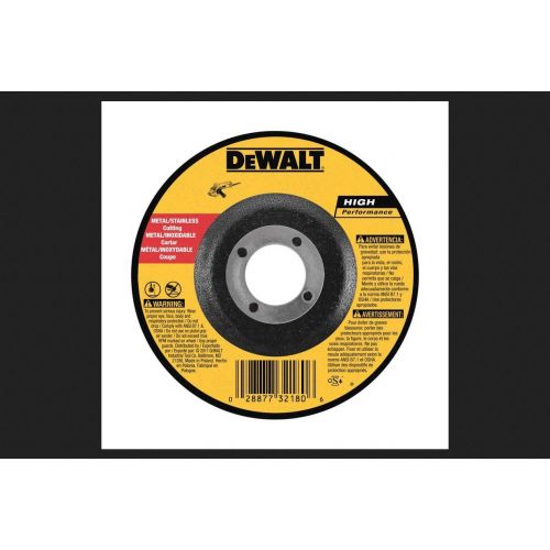  Dewalt - Type 27 Depressed Center Wheels 4 X .045 X 5/8 Thin Cutting Wheel Dcw: 115-Dw8420 - 5x.045x5/8 thin cutting wheel [Set of 25]