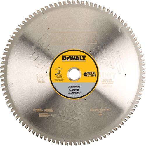  DEWALT DWA7889 100 Teeth Aluminum Cutting 1-Inch Arbor, 14-Inch