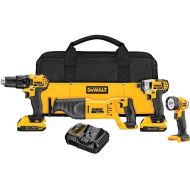 DEWALT 20-Volt Max Lithium-Ion Cordless Combo Kit (4-Tool ) (DCK420D2)