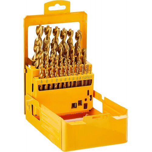  DEWALT Titanium Drill Bit Set with Pilot Point, 29-Piece (DW1369)