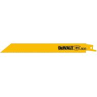 DEWALT DW4821B 8-Inch 18 TPI Straight Back Bi-Metal Reciprocating Saw Blade (100-Pack)