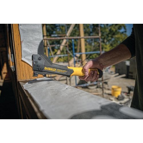  Visit the DEWALT Store DEWALT Hammer Tacker & Stapler, Carbon Fiber (DWHT75900)