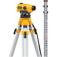 DEWALT DW096PK 26X Automatic Optical Level Kit with Tripod, Rod, and Carrying Case