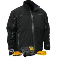 DEWALT DCHJ072 Heated Lightweight Soft Shell Jacket Kit with 2.0Ah Battery and Charger (DCHJ072D1-L)