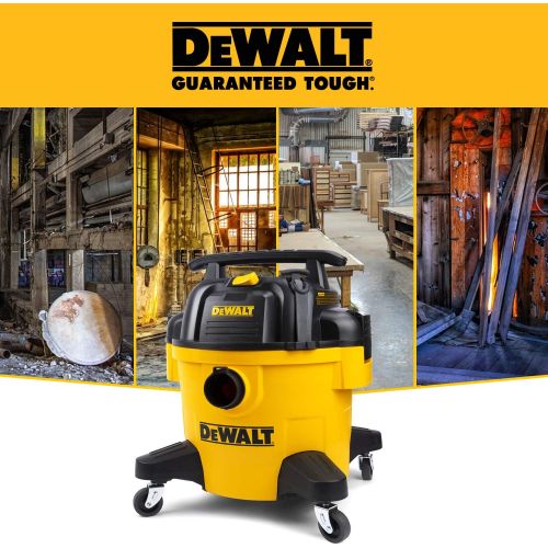  DeWALT DXV06P 6 gallon Poly Wet/Dry Vac, Yellow