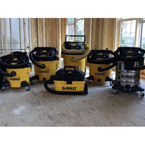  DeWALT DXV06P 6 gallon Poly Wet/Dry Vac, Yellow