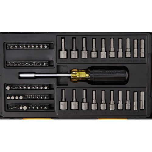  DEWALT Screwdriver Bit Set with Nut Drivers, 71-Piece (DWMT73808)