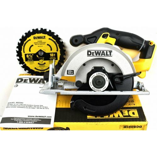  DEWALT DCS391B 20-Volt Max Lithium-Ion 6-1/2 in. Cordless Circular Saw