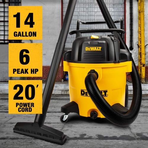  DeWALT 14 gallon Poly Wet/Dry Vac