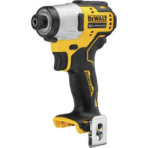  DEWALT XTREME 12V MAX Impact Driver, Cordless, 1/4-Inch, Tool Only (DCF801B)