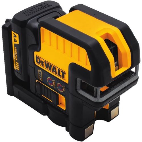  DEWALT 12V MAX Laser Level, 5 Spot + Cross Line Laser, Red, 165-Foot Range (DW0825LR)