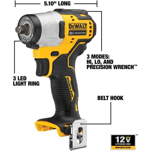  DEWALT DCF902B XTREME 12V MAX Brushless 3/8 in. Cordless Impact Wrench (Tool Only)