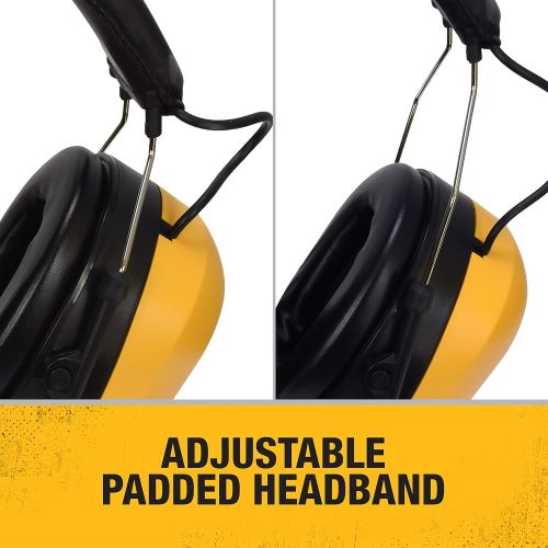  DEWALT Bluetooth Hearing Protector, Black/Yellow, Model:DPG17