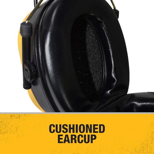  DEWALT Bluetooth Hearing Protector, Black/Yellow, Model:DPG17