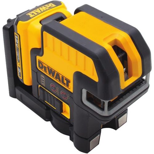  DEWALT 12V MAX Laser Level, 2 Spot + Cross Line Laser, Red, 165-Foot Range (DW0822LR)