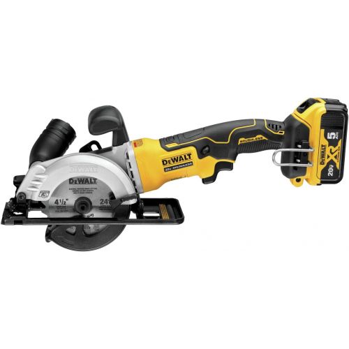  DEWALT ATOMIC 20V MAX Circular Saw Kit, 4-1/2-Inch (DCS571P1)