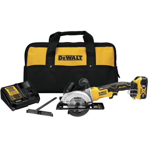  DEWALT ATOMIC 20V MAX Circular Saw Kit, 4-1/2-Inch (DCS571P1)