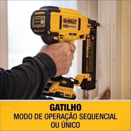  Visit the DEWALT Store DEWALT 20V MAX Cordless Brad Nailer, 18GA, Tool Only (DCN680B)