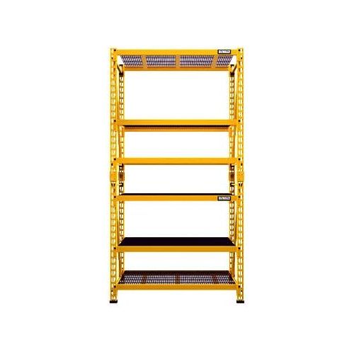  DEWALT 4-Foot Tall, 3 Shelf Steel Wire Deck Industrial Storage Rack, Adjustable for Custom Workshop/Garage Storage Solutions, Total Capacity: 4,500 lbs.