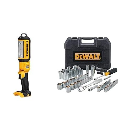  DEWALT DCL050 20V Max LED Hand Held Area Light and DWMT81531 84Pc Mechanics Tool Set