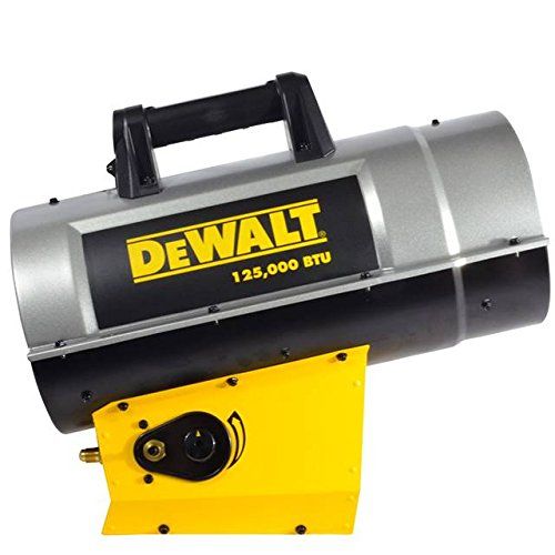  DeWalt F340720 DXH125FAV Forced Air Propane Heater,Yellow