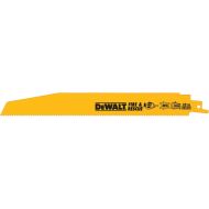 DEWALT DW4864 6-Inch 10TPI Demolition Bi-Metal Reciprocating Saw Blade (5-Pack)