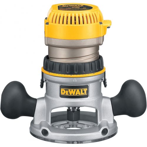  DEWALT DW616 1-3/4-Horsepower Fixed Base Router with 42000 9-Piece Template Guide Kit