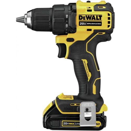  Dewalt DCD708C2-DCS571B-BNDL ATOMIC 20V MAX 1/2 in. Cordless Drill Driver Kit and 4-1/2 in. Circular Saw