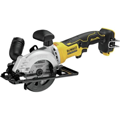  Dewalt DCD708C2-DCS571B-BNDL ATOMIC 20V MAX 1/2 in. Cordless Drill Driver Kit and 4-1/2 in. Circular Saw