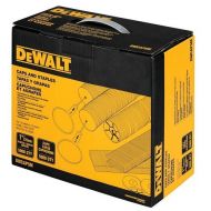 DEWALT DWCAP5M Cap Staple, 5/16 in Crown, 1 in Leg, 18 ga Wire, Plastic, Bright