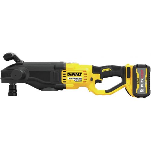  DEWALT FLEXVOLT 60V MAX Right Angle Drill, Brushless, Quick-Change Stud/Joist, E-Clutch System Kit (DCD471X1)