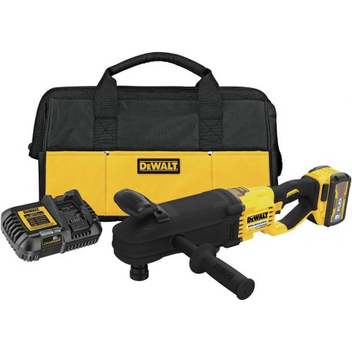  DEWALT FLEXVOLT 60V MAX Right Angle Drill, Brushless, Quick-Change Stud/Joist, E-Clutch System Kit (DCD471X1)