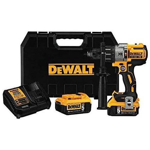  DEWALT 20V MAX XR Hammer Drill Kit, Brushless, 3-Speed Drill Kit (DCD996P2) (Drill Kit)