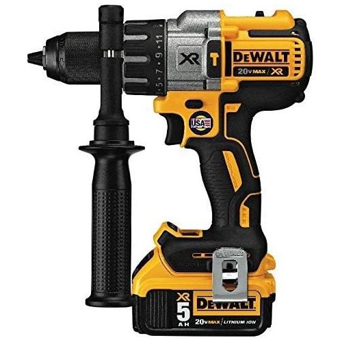  DEWALT 20V MAX XR Hammer Drill Kit, Brushless, 3-Speed Drill Kit (DCD996P2) (Drill Kit)