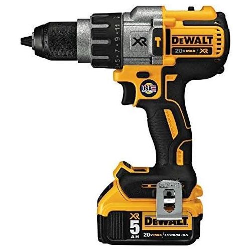  DEWALT 20V MAX XR Hammer Drill Kit, Brushless, 3-Speed Drill Kit (DCD996P2) (Drill Kit)