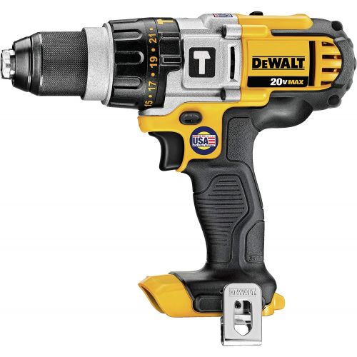  DEWALT 20V MAX Hammer Drill, 1/2-Inch, Tool Only (DCD985B)