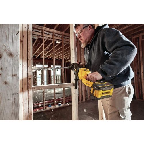  DEWALT FLEXVOLT 60V MAX Right Angle Drill, Brushless, Quick-Change Stud/Joist Drill, E-Clutch System, Tool Only (DCD471B)