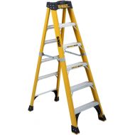 DeWalt 8-Foot Fiberglass Step Ladder, 375-Pounds Load Capacity, Type IAA, Manufacturer Tested To 500-Pounds, DXL3810-08