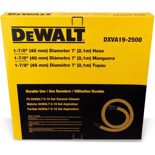  DeWalt DXVA19-2500 Ultra Durable Hose 1-7/8,, Yellow