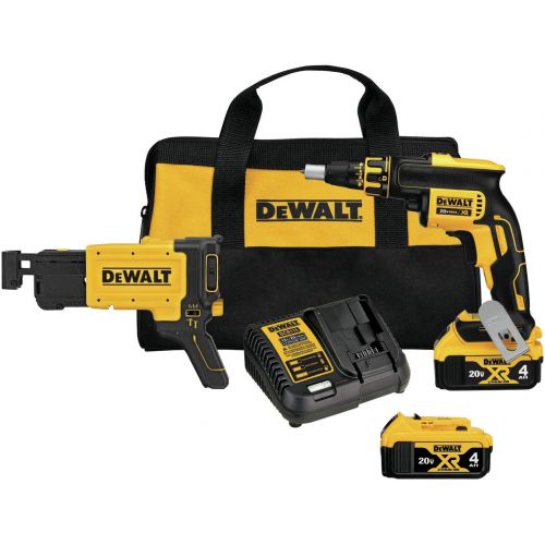  DEWALT Screw Gun Kit with Collated Drywall Attachment (DCF620CM2)