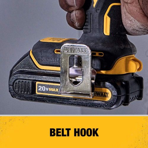  DEWALT ATOMIC 20V MAX Impact Driver, Cordless, Compact, 1/4-Inch, Tool Only (DCF809B)